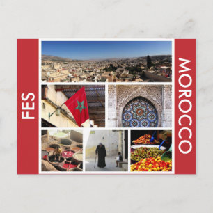 scenic fes postcard