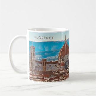 Scenic Florence Italy Skyline Coffee Mug
