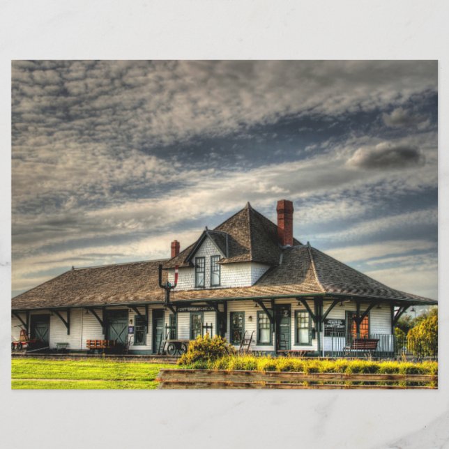 Scenic Fort Saskatchewan Scrapbook Paper (Front)