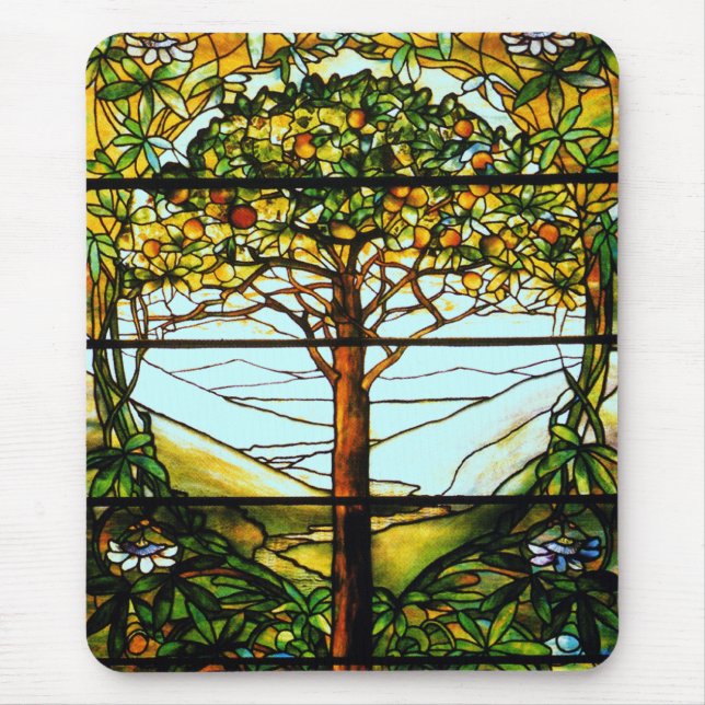 Scenic Fruit Tree and Hills  Vertical Mousepad (Front)