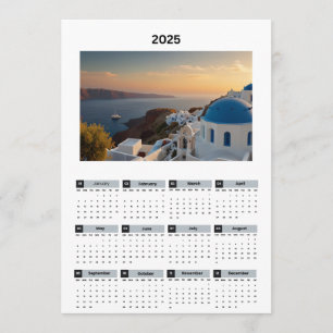 Scenic Greece View Calendar Programme