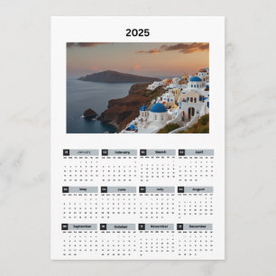 Scenic Greece View Calendar Programme