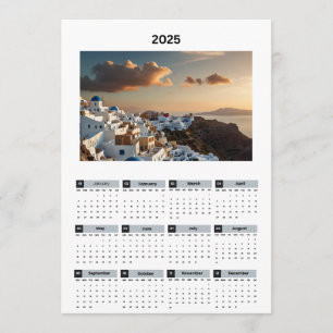 Scenic Greece View Calendar Programme
