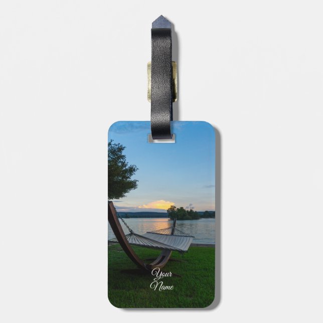 Scenic Hammock Luggage Tag (Back Vertical)