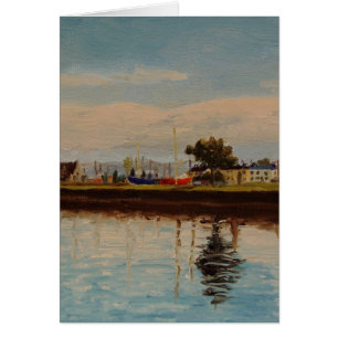 Scenic Harbour in Galway City Ireland