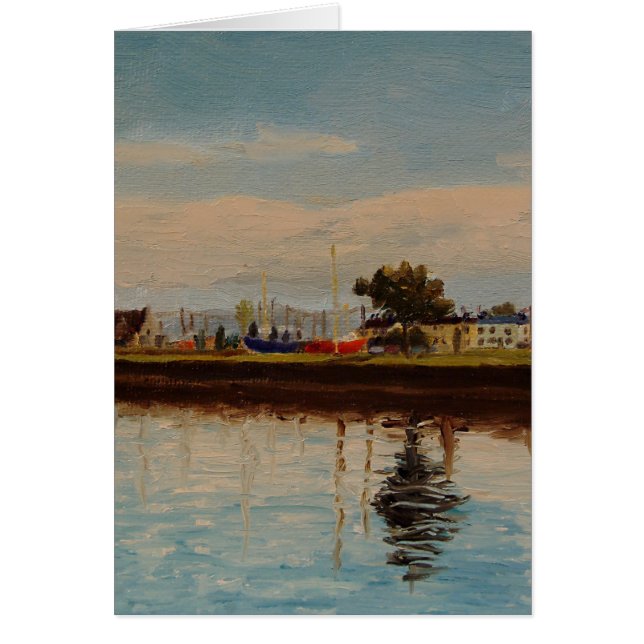 Scenic Harbour in Galway City Ireland (Front)