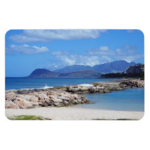Scenic Hawaiian Coast Photo Magnet