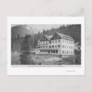 Scenic Hot Sprints Bldg Postcard