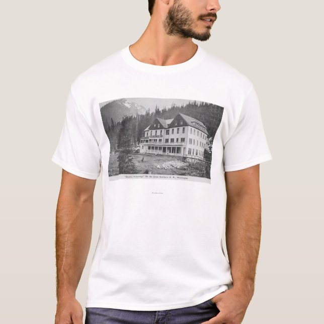 Scenic Hot Sprints Bldg T-Shirt (Front)
