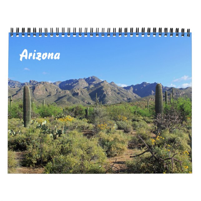 Scenic Images of Arizona Calendar (Cover)
