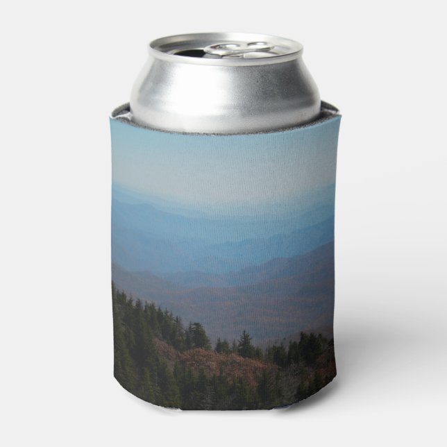 Scenic Inspirational Mountains Photographic Image Can Cooler (Can Front)