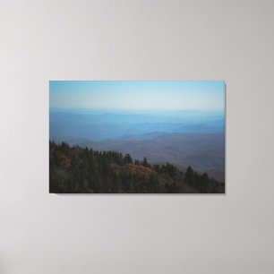 Scenic Inspirational Mountains Photographic Image Canvas Print