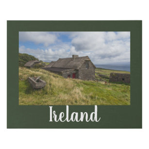 Scenic Irish Country House Faux Canvas Print