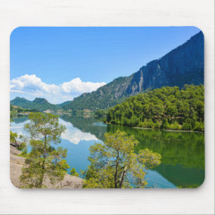 Scenic Lake Mountain Reflection Mouse Mat