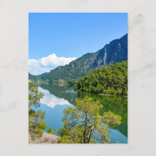 Scenic Lake Mountain Reflection Postcard