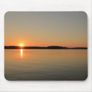 Scenic Lake Sunset Reflections Nature Photography Mouse Mat