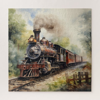 Scenic Landscape a Victorian Train Jigsaw Puzzle
