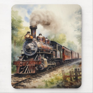 Scenic Landscape a Victorian Train Mouse Mat