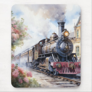 Scenic Landscape a Victorian Train Mouse Mat