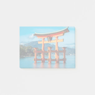 Scenic Landscape with Japanese Torii Gate Post-it Notes