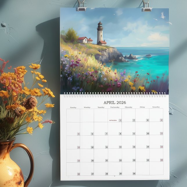 Scenic Lighthouses 2027 Calendar (Creator Uploaded)