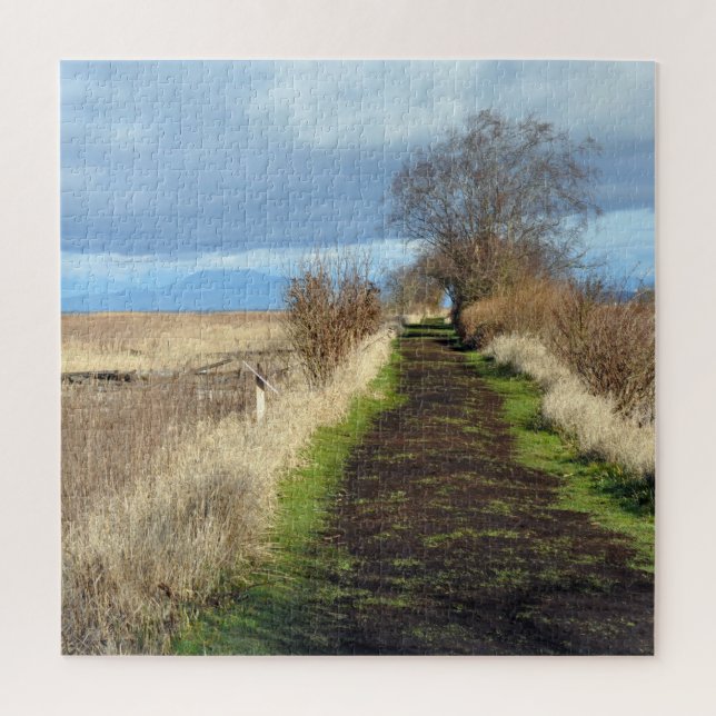 Scenic marsh trail jigsaw puzzle (Vertical)