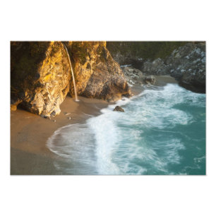 Scenic McWay Falls tumbles into the beach and 2 Photo Print