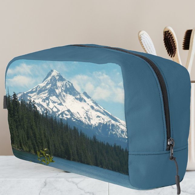 Scenic Mount Hood and Lake Landscape Dopp Kit (In Situ)