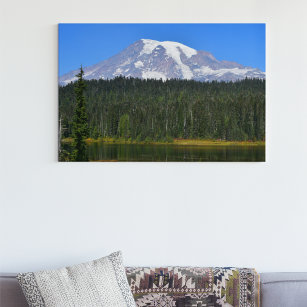 Scenic Mount Rainier Landscape Canvas Print
