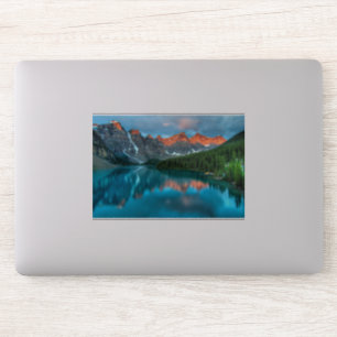 Scenic Mountain & Lake Landscape Photograph