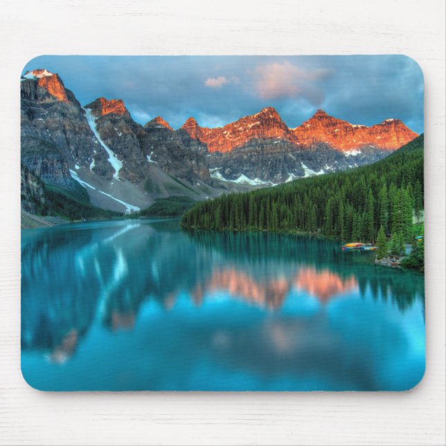 Scenic Mountain & Lake Landscape Photograph Mouse Mat (Front)