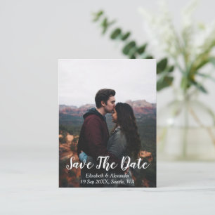 Scenic Mountain Save The Date Postcard