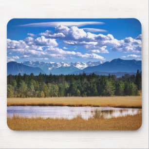 Scenic Mountains Alpine Landscape Mouse Mat