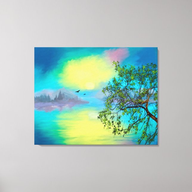 Scenic Mountains Canvas Print (Front)