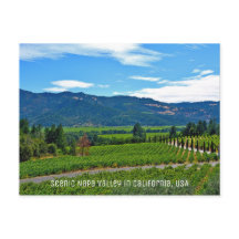 Scenic Napa Valley in California