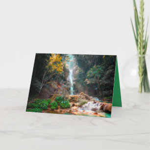 Scenic Nature Fantasy Waterfall Card