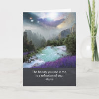 Scenic Nature With Inpsirational Quote Thank You