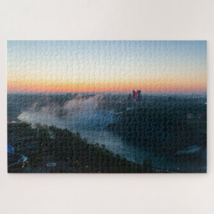 Scenic Niagara falls view at dawn, Canada Jigsaw Puzzle