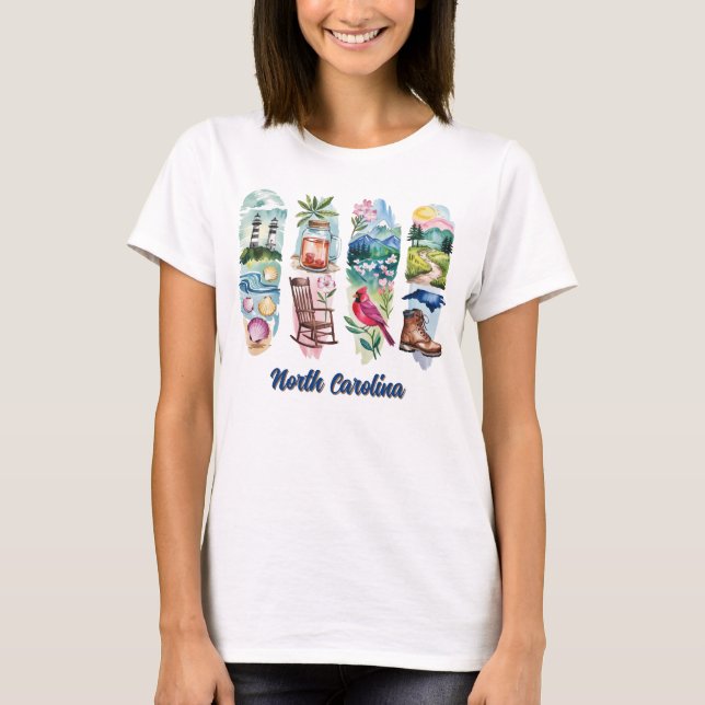 Scenic North Carolina  T-Shirt (Front)