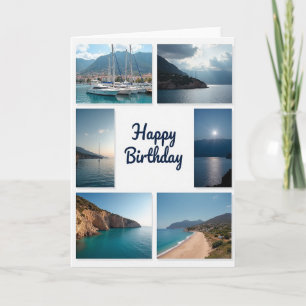 Scenic Ocean View Birthday Card