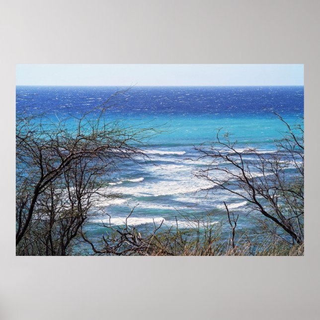 Scenic Ocean View Poster (Front)