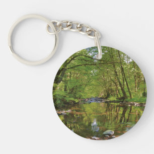 Scenic of Wilson River Key Ring