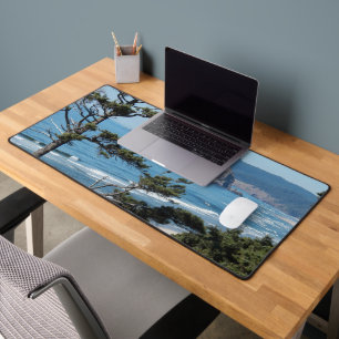 Scenic Oregon Coastline Seascape Desk Mat