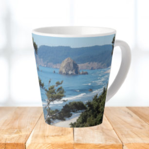 Scenic Oregon Seascape Latte Mug