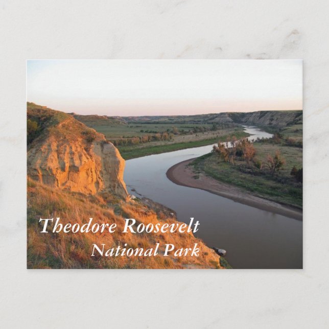 Scenic Overlook, Theodore Roosevelt National Park Postcard (Front)