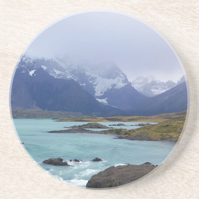Scenic Patagonia Landscape Coasters (Front)