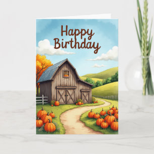 Scenic Path Birthday Card