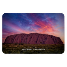 Scenic Photography - Uluru at sunset