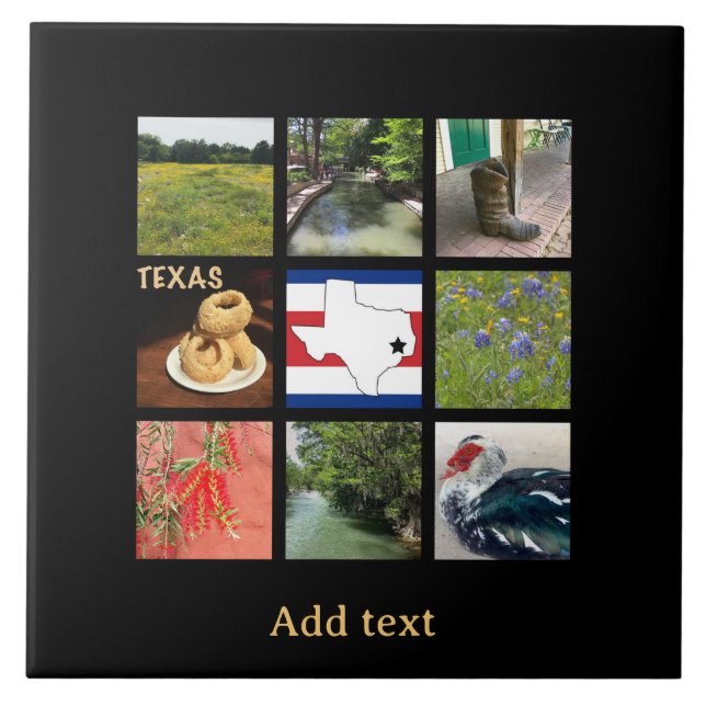 Scenic Photos of Texas  Tile (Front)