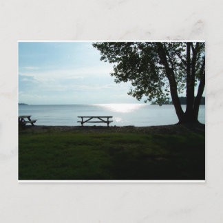 Scenic Picnic Table Postcard